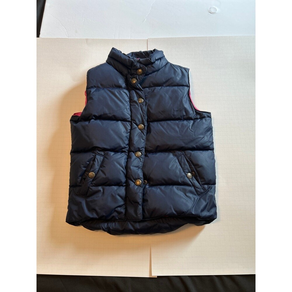 GAP Navy Blue Quilted Down Puffer Vest - Women’s Small